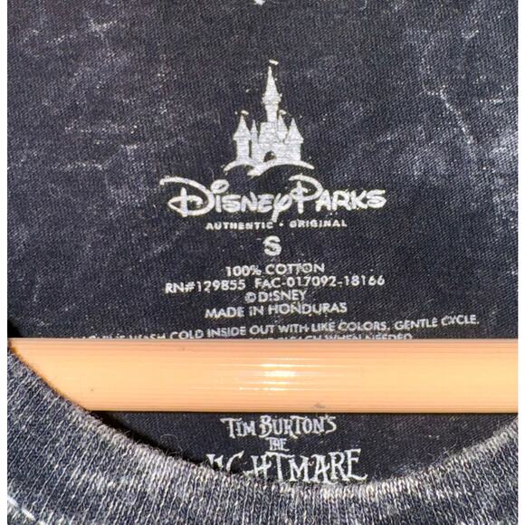 Nightmare Before Christmas Jack Skellington Disney Parks T Shirt Black Sz Small - Picture 5 of 5